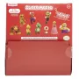 Backpack Buddies sada kľúčeniek Paladone Super Mario CDU s 24 kusmi – rôzne postavy, zberateľský doplnok