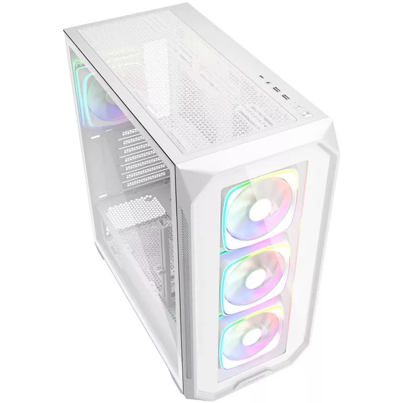 Sharkoon AK5G RGB Midi Tower biela