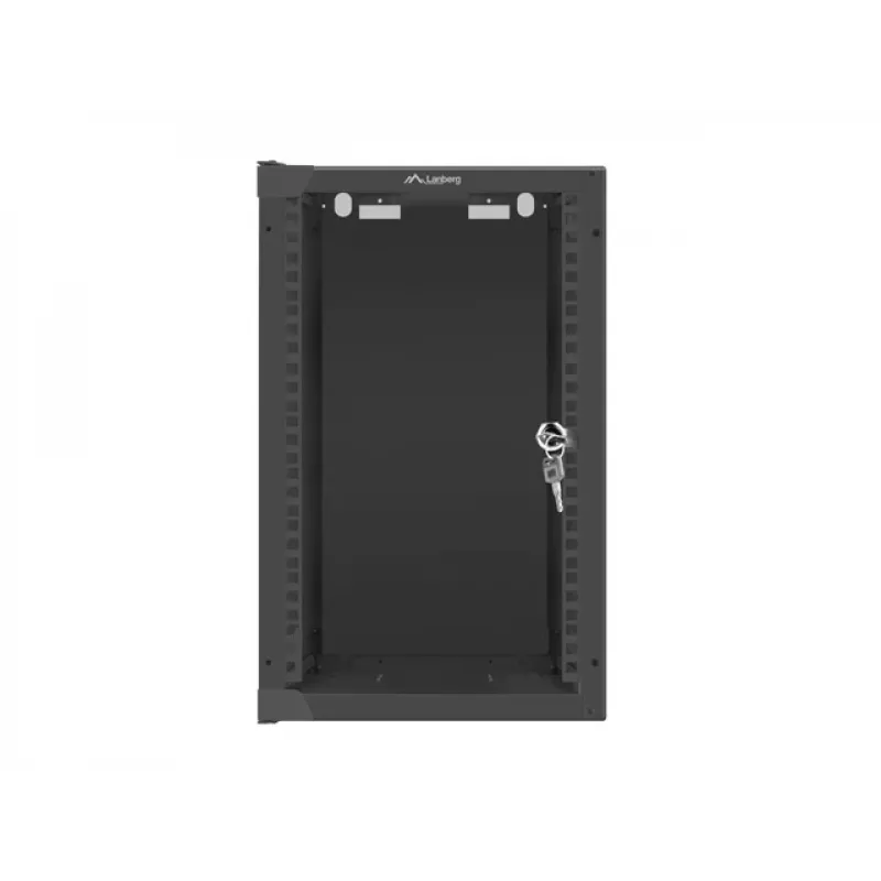Nástenný rack LANBERG WF10-2309-10B 9U, 469×280×310 mm, hĺbka 10 palcov, čierna, IP20