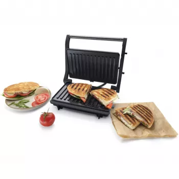 Steba FG 10 GRILLINO Kontaktný gril, 1000 W, čierny