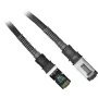 Sieťový kábel PatchSee PCI6 FTP čierny Cat6a 3,1m