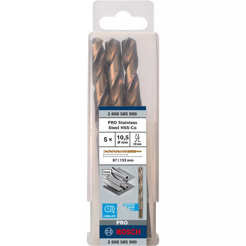 Bosch HSS Cobalt sada špirálových vrtákov 2608585900 5-dielna