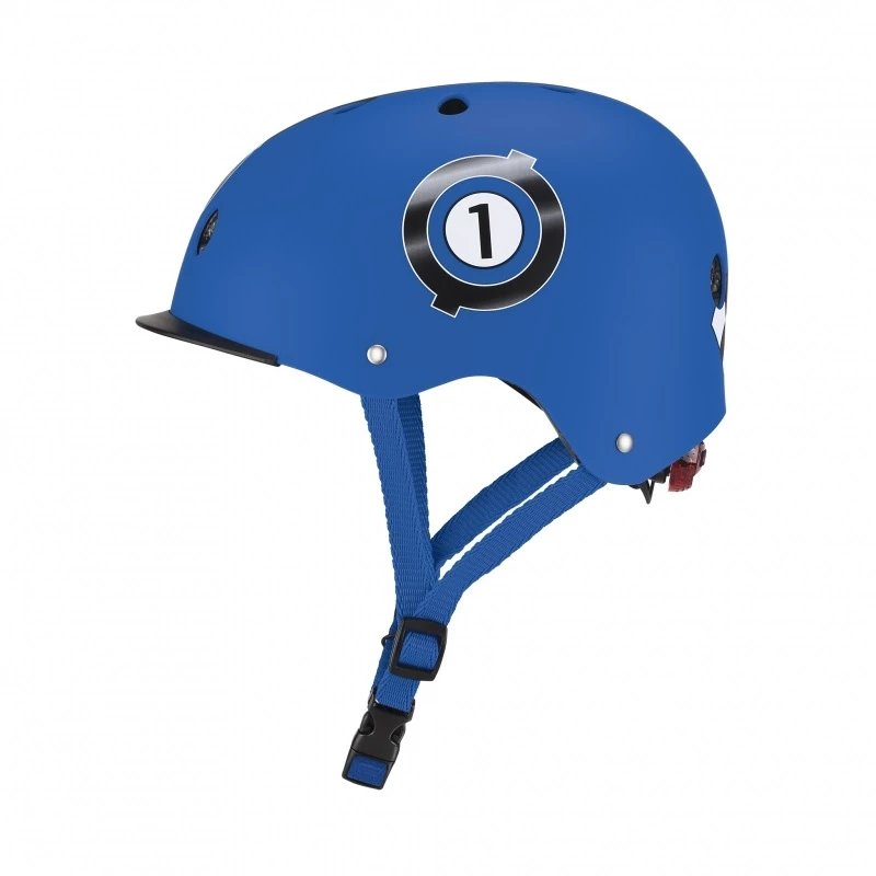 Globber | tmavomodrá | prilba Elite Lights Racing, XS/S (48-53 cm) | 507-300