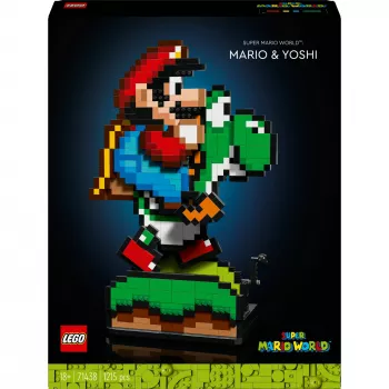 Stavebná hračka LEGO Super Mario World Mario & Yoshi set 71438 — interaktívne figúrky a zostaviteľné herné prvky