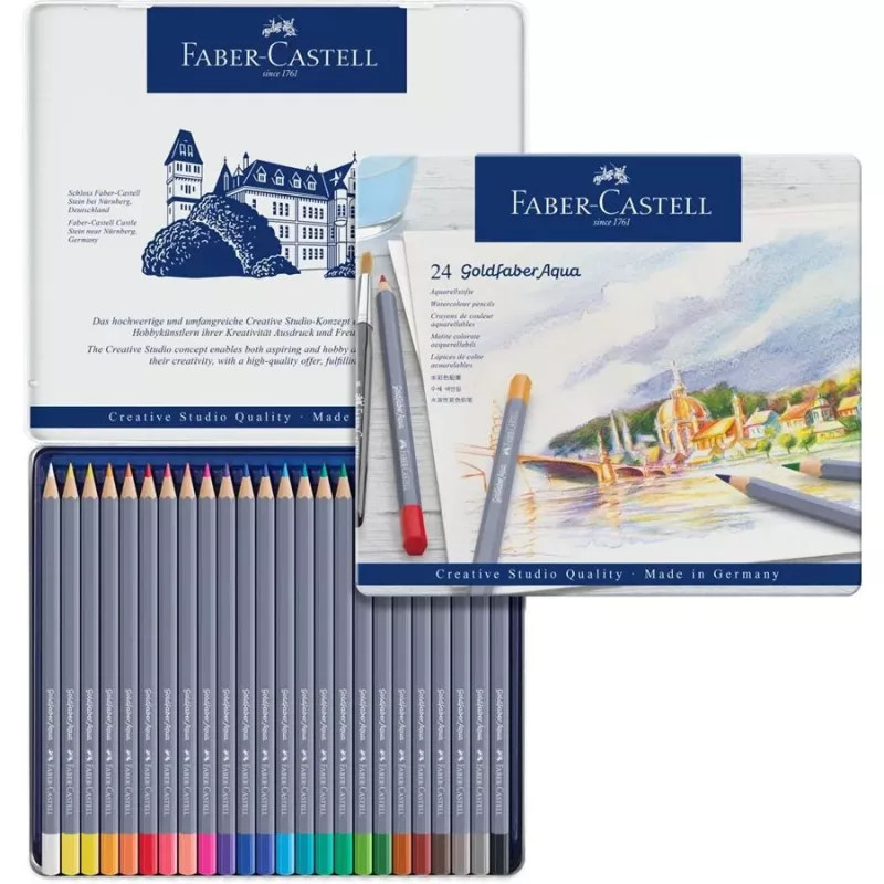 Pastelky Faber-Castell Goldfaber Aqua 24 ks