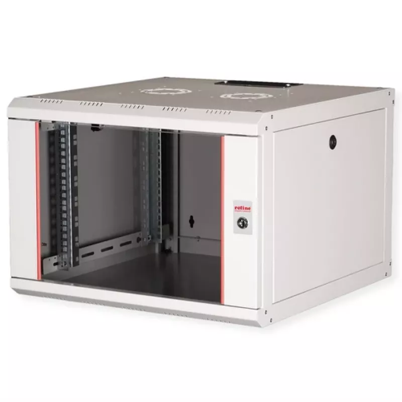 Nástenná serverová skriňa ROLINE PRO 7, 7U, 19 palcov, 600x600 mm, sivá