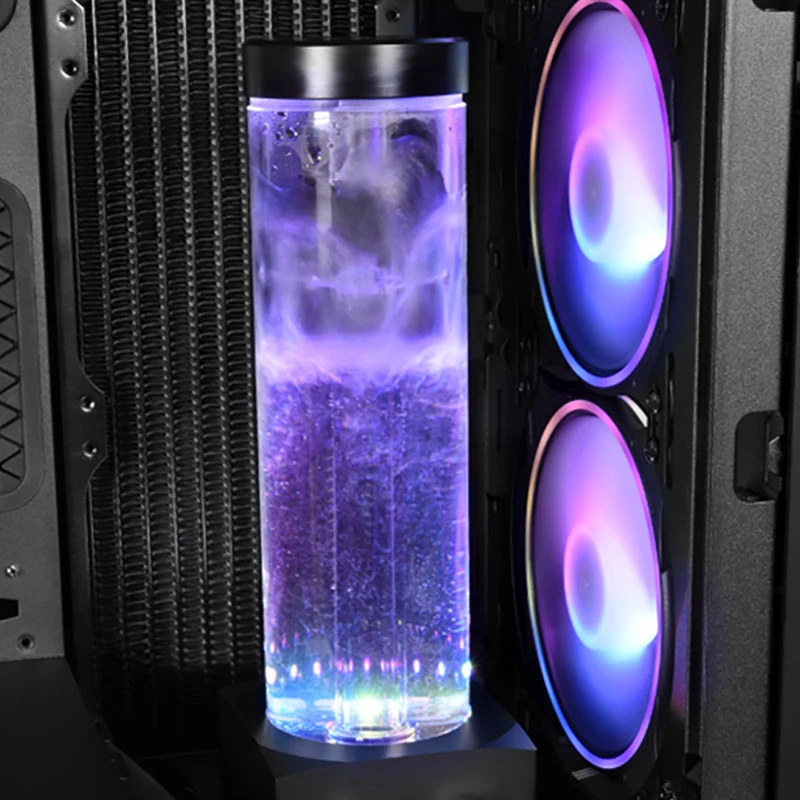 Čerpadlo a nádržka Alphacool 15381 akryl hliník plast čierna priehľadná