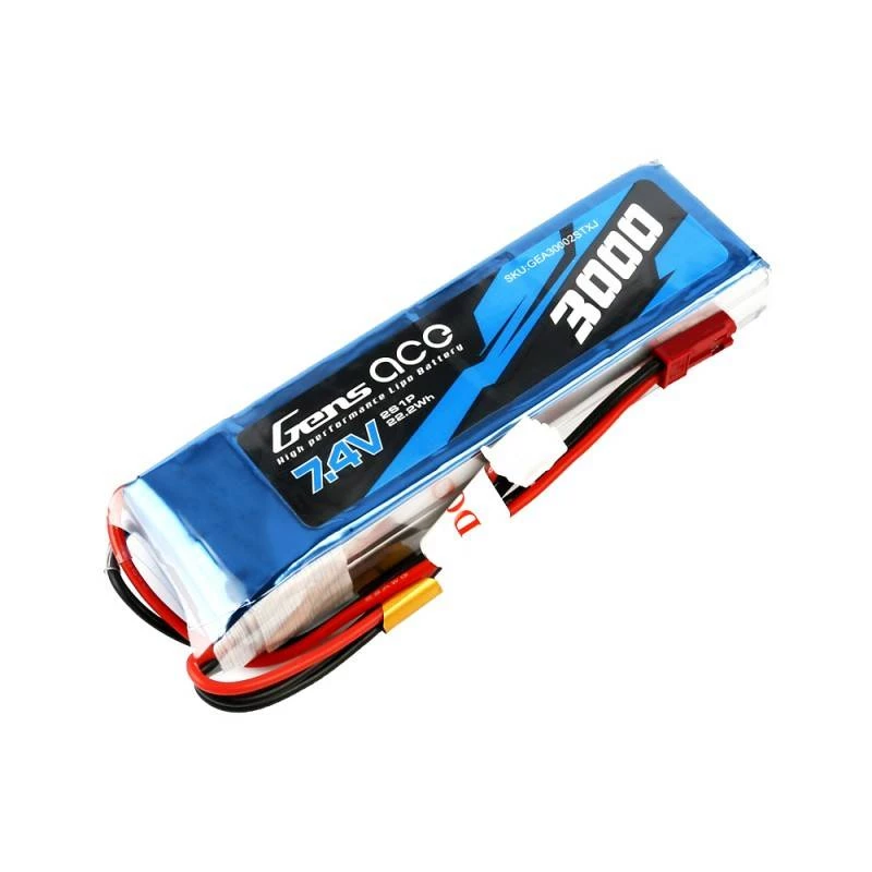 Batéria Gens Ace 3000mAh 7,4V 1C 2S1P LiPo