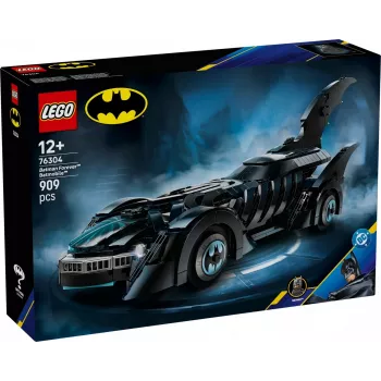 LEGO stavebnica DC Super Heroes Batman Forever Batmobil 76304 — 909 dielov, 1 minifigúrka, odporúčaný vek 12+
