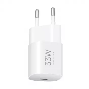 Napájací zdroj Xiaomi 33W Nano USB-C EU nástenná nabíjačka – 33 W USB-C výstup pre telefóny a tablety