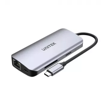 USB-C Hub Unitek D1122A01 s 2x HDMI 4K a 100W Power Delivery