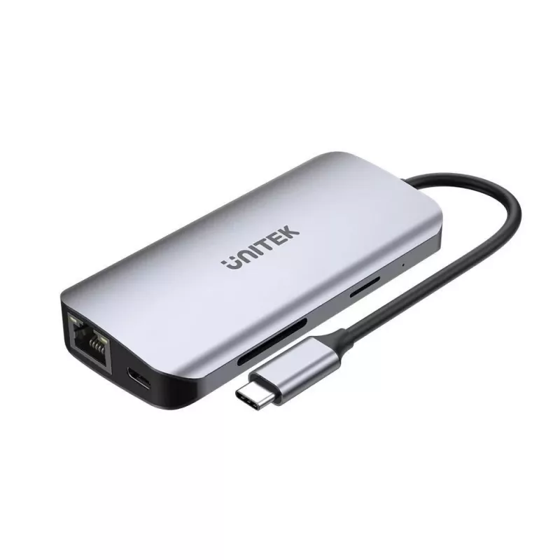 USB-C Hub Unitek D1122A01 s 2x HDMI 4K a 100W Power Delivery