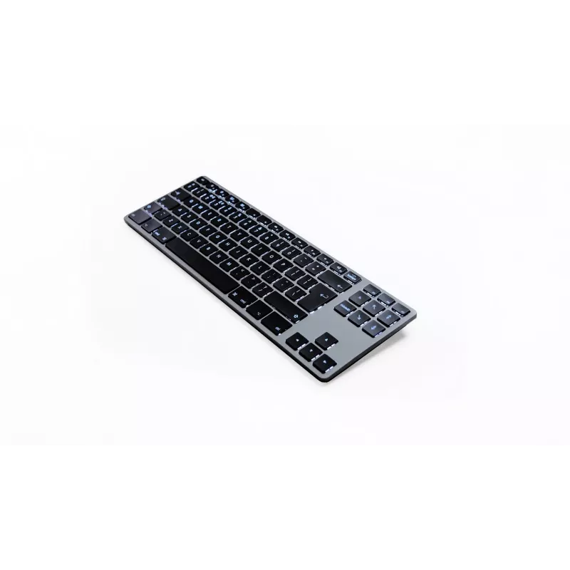 Klávesnica hliníková Mac Tenkeyless RGB Space Gray