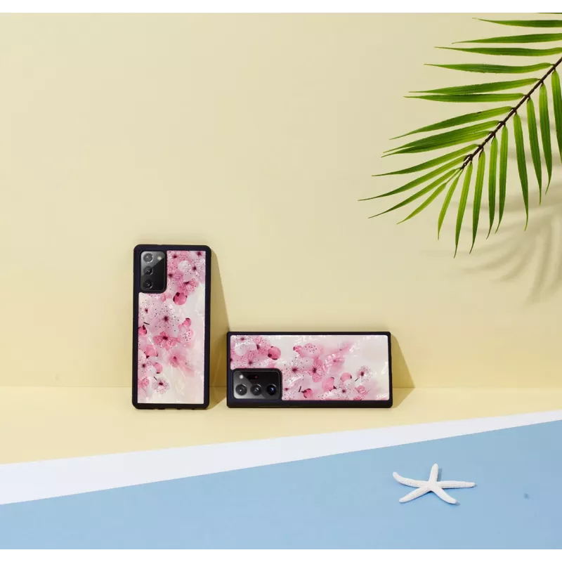 Ochranné puzdro iKins pre Samsung Galaxy Note 20 – dizajn Lovely Cherry Blossom