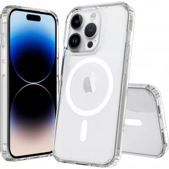 Puzdro JT BERLIN Pankow Clear MagSafe pre iPhone 15 Pro transparentné