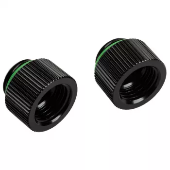 Fitting BitsPower Touchaqua — mosadz, čierny povrch, šírka 10 mm