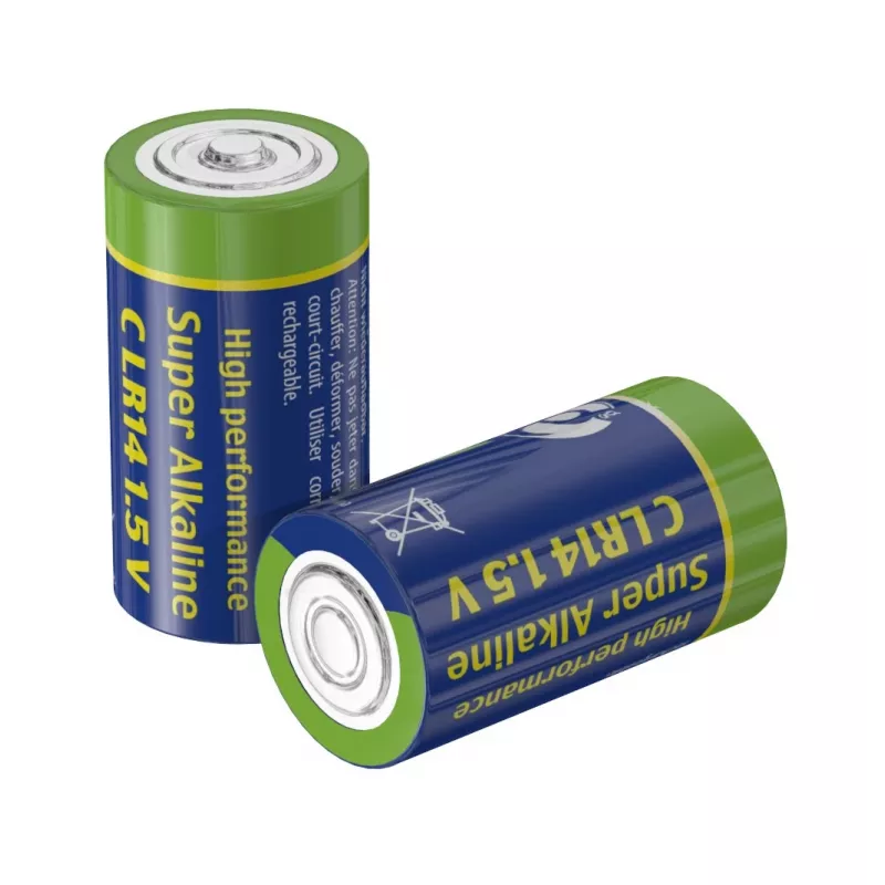 Alkalická batéria LR-14 C-Cell, 1,5 V, 2 ks