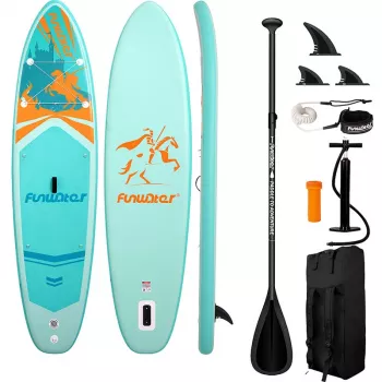 FunWater SUP Paddleboard SUPFW70A (tyrkysová)