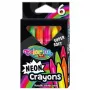 Colorino Kids neónové voskovky 6 farieb