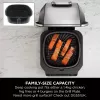 Ninja DG551EU teplovzdušná fritéza samostatné zariadenie 3,8 L stand-alone 1760 W teplovzdušná fritéza čierna, strieborná