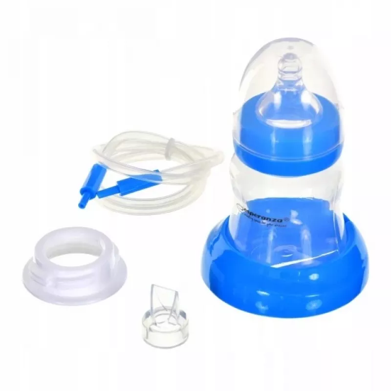 Odsávačka mlieka ESPERANZA ECM003B elektronická 150 ml, integrovaný displej, modrá/biela, 100–240 V AC