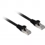 Sharkoon patch kábel RJ45 Cat.6a SFTP (čierny, 20 metrov, LSOH (bez halogénov))