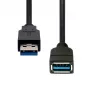 USB predlžovací kábel ProXtend USB3AAF-005 — 5 m, USB 3.2 Gen1, A konektor samica na A konektor samec