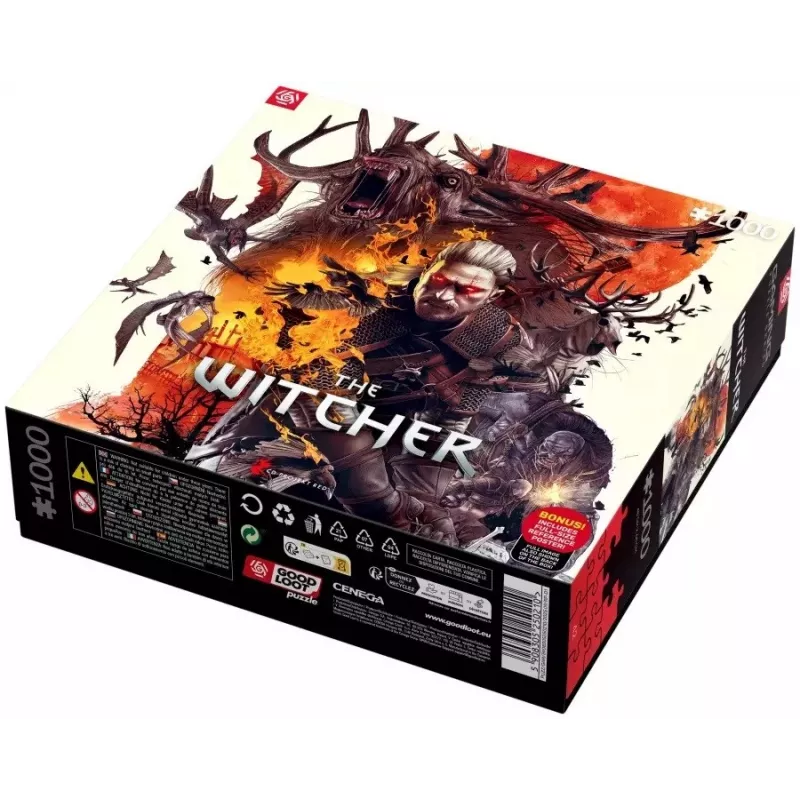 Good Loot Gaming Puzzle: The Witcher Monsters, 1000 dielikov