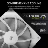 Corsair RS140 Dual Pack skrinkové ventilátory, 140 mm, biele, CO-9050195-WW