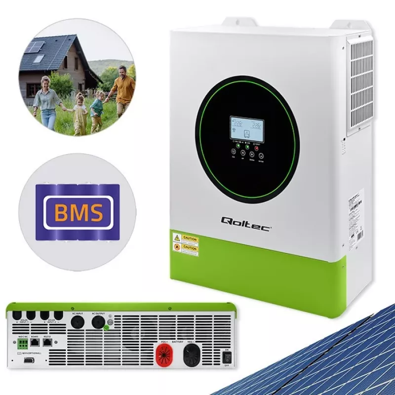 Qoltec hybridný solárny menič Off-Grid 11000W