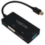 Káblový adaptér Mini DisplayPort na DisplayPort LogiLink CV0110