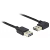USB kábel DeLOCK 5 m USB 2.0 A samec/samec 90°