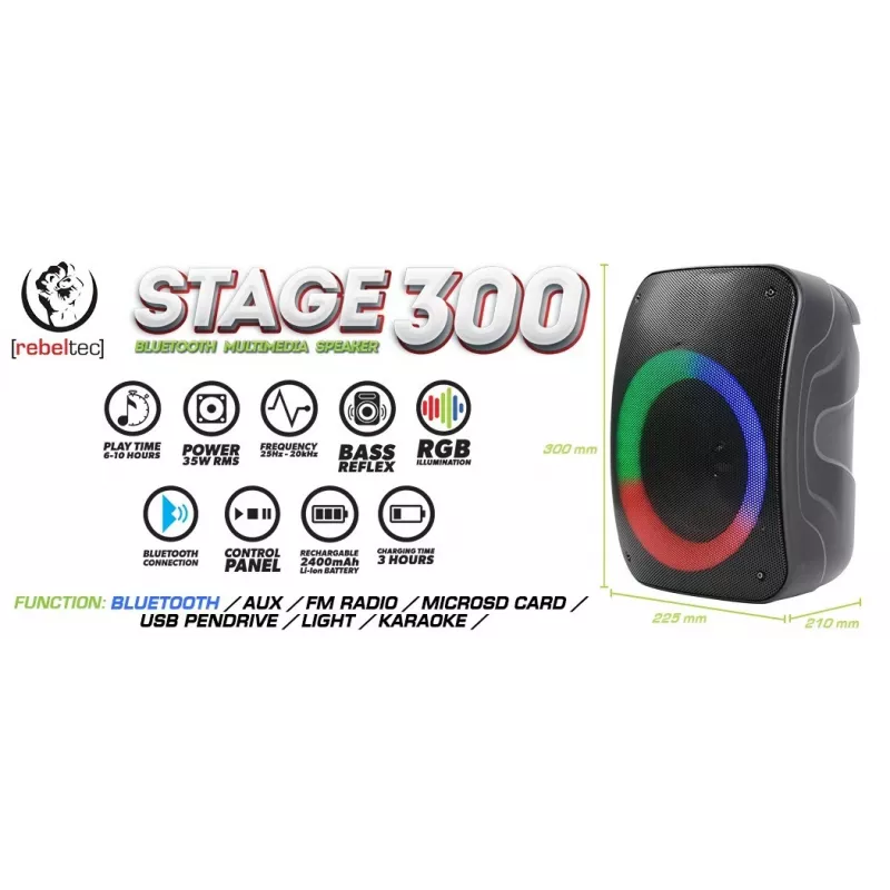 Bluetooth reproduktor Rebelt ec STAGE 300