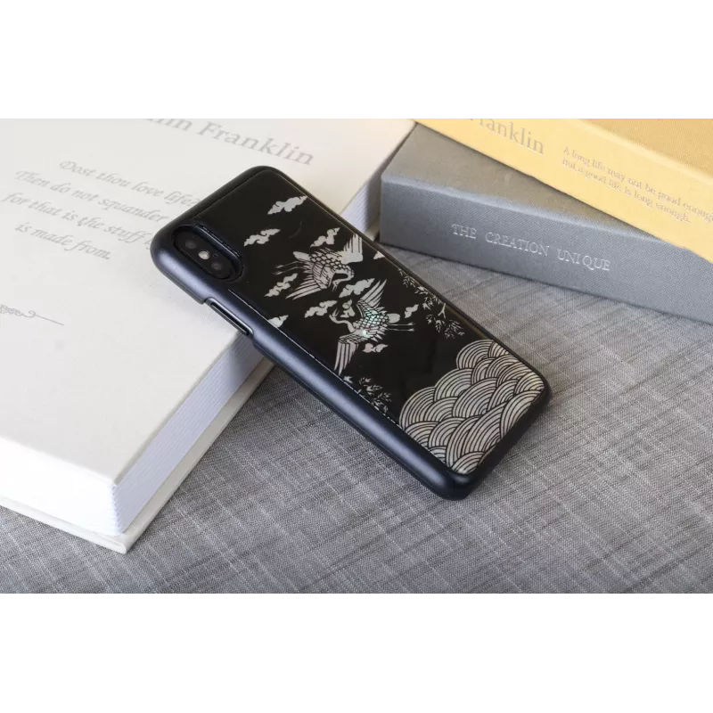 iKins Crane puzdro pre iPhone XS/X, čierne, K1697J