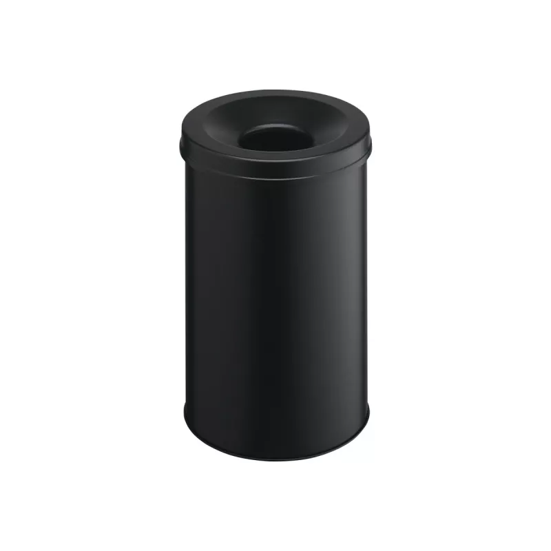 Odpadkový kôš okrúhly oceľový čierny Durable 330601
