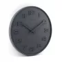 NeXtime 3096GS - nástenné hodiny - quartzové hodiny - okrúhle - sivá - drevo - dospelí