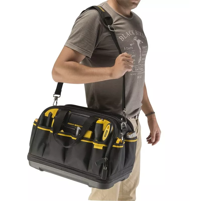 Taška na náradie STANLEY FATMAX Multi Access FMST1-73607, polyester, 430 × 280 × 300 mm, 2 rukoväte, ramenný popruh