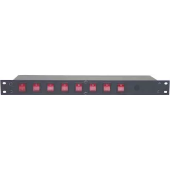 Rozvodná doska EUROLITE 19 palcov 8× IEC C13 výstupy model 70008277