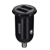 Auto nabíjačka Baseus Gain Pro univerzálna čierna – 2× USB 2.0, 2,4 A na port, vstup 12–24 V, výstup 5 V