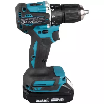 Makita DDF487RAJ elektrický skrutkovač/rázový uťahovač 1700 ot/min čierna, zelená