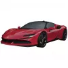 3D puzzle Ravensburger Iconics Ferrari SF90 Stradale – zberateľská modelová stavebnica