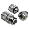 Vypúšťanie vody G1/4 inch vonkajší závit – BitsPower Touchaqua, balenie 2 ks, strieborná