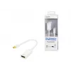 Video káblový adaptér LOGILINK Mini DisplayPort na HDMI typ A CV0036A, 0,1 m, sivý