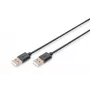Assmann USB prepojovací kábel, Type-A M/M, 3,0 m, kompatibilný s USB 2.0, UL, čierny (AK-300100-030-S)