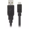 USB 2.0 kábel, USB-A konektor samec > Micro-USB konektor samec (čierny, 2,0 metre)