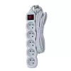 Esperanza ELK215W rozbočovač 3 m 5 AC zásuvka(y) interiér biely