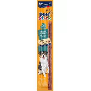 Žuvacia maškrta pre psov Vitakraft Beef Stick Original plus Mineral 12 g — chuť hovädzieho, 30 % proteínu, bez cukru a lepku