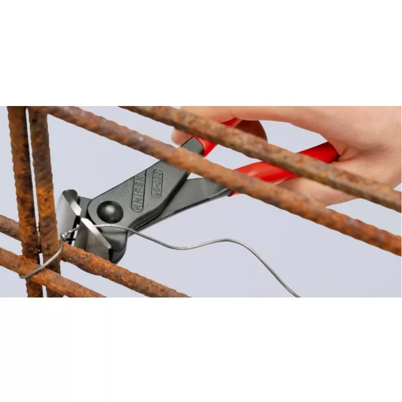 KNIPEX 68 01 280 - predné nožnice - 4,5 mm - 3,3 cm - oceľ - plast - červená
