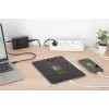 Predlžovacia zásuvka DIGITUS 3-násobná s 2×USB-A a 1×USB-C, 3 AC zásuvky typ E/F, 1,5 m kábel, biela