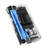 Baseus PrimeTrip VA1 prenosný kompresor na pneumatiky, 75 W, 2v1 s baterkou a powerbankou 6000 mAh, čierny